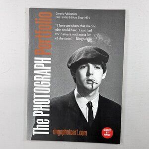 Ringo Starr The Photograph Portfolio Advertising brochure, promotional pamphlet